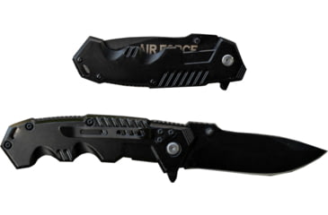 Image of Paladin Pocket Folding Knife, 3.3 in Blade, High Carbon Stainless Steel, Black EDC, PE-BLK-EDC-2028