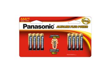 Image of Panasonic Alkaline Size AAA Plus Power Batteries - Pack of 16 LR03PA16BH