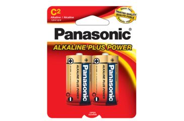 Image of Panasonic Alkaline Size C Plus Power Batteries - Pack of 2 AM2PA2B