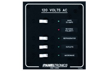 Image of Paneltronics AC 3 Position Breaker Panel &amp; Main w/LEDs Standard 29777