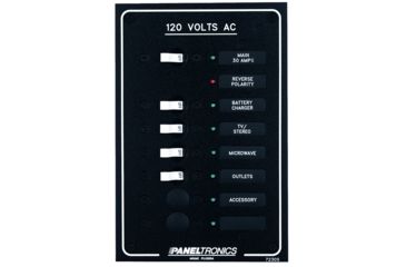 Image of Paneltronics AC 6 Position Breaker Panel &amp; Main w/LEDs Standard 29773