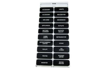 Image of Paneltronics Assorted Label Sheet AC-20 29897