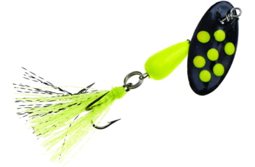 Image of Panther Martin Flash-A-Bou Go-Glo In-Line Spinner, #2, 1/16oz, Black &amp; Chartreuse, 2PMGGFBCH