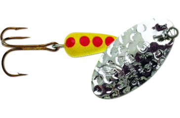 Image of Panther Martin Hammered Scented In-Line Spinner, Number 2, 1/16 oz, Silver HSG, 2PMHMHS-HSG