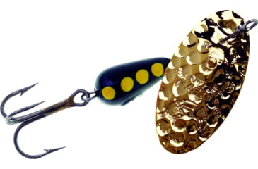 Image of Panther Martin Hammered Scented In-Line Spinner, Number 6, 1/4 oz Gold HGA, 6PMHMHS-HGA