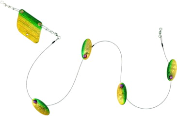 Image of Panther Martin High Lake Troll, #15, 1 oz, Mark Drag Rudder Gold &amp; Green Holographic, 15MDR-GGH