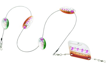 Image of Panther Martin High Lake Troll, #15, 1 oz, Mark Drag Rudder Rainbow &amp; Trout, 15MDR-RTH