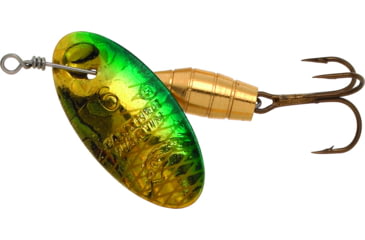 Image of Panther Martin Holographic Deluxe In-Line Spinner #6, 1/4oz, Holographic Green &amp; Gold, 6PMHD-GGH