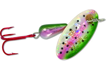 Image of Panther Martin Holographic Red Hook In-Line Spinner, #6, 1/4oz, Rainbow Trout, 6PMHRH-RTH