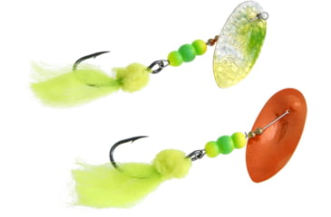 Image of Panther Martin Holy Roe Holographic Hammered In-Line Spinner, #15L, 3/8oz, Lime &amp; Chartreuse, 15LPMSSHR-HLC