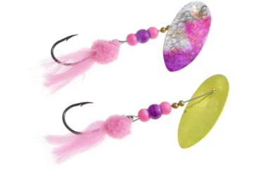 Image of Panther Martin Holy Roe Holographic Hammered In-Line Spinner, #15L, 3/8oz, Purple &amp; Pink, 15LPMSSHR-HPPK