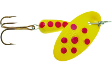 Image of Panther Martin In-Line Spinner, #6, 1/4oz, Spotted Yellow, 6PMSP-Y