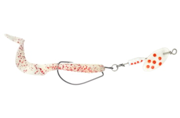 Image of Panther Martin Lil Curly WeedRunners, White Flo Red, Size 6WR, 5/16 oz., 2/O Hook, PMLC-6WRWFR
