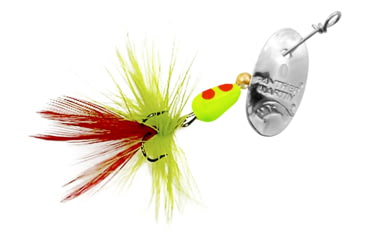 Image of Panther Martin Mini Fly, Silver Orange/Chartreuse, Size 0, 0MPMMF-SCO