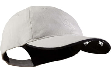 Image of Panther Vision Store POWERCAP LED Hat Ultra-Bright Hands Free Lighted Battery Powered Headlamp - Stone Unstructured Cotton, CUB4-280636