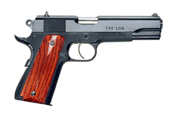 Image of Para Ordnance 7-45-LDA Pistol, .45 ACP, 5in barrel, matte black finish steel frame, premium cocobolo grip, recoil operated semi-automatic, low mount, dovetailed, three dot, 7 round magazine, PA-7-45 LDA-45-5-1-FRRMPG