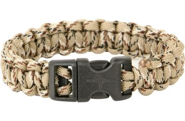 Image of Parachute Cord Survival Bracelet, Desert camo, Medium PDSBDEM