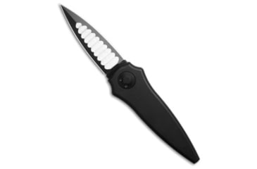 Image of Paragon Paragon Warlock-X Folding Knife Smooth Black Al 3.9" Two Tone Sorcerer Grind, Black, CPM S35VN, adult, BHQ-220042