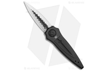 Image of Paragon Warlock Folding Knife, 3.875in, CPM S30V, Dagger Blade, Aluminum Black Handle, Black/Steel/Black, 9.375in, BHQ-102981