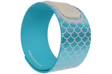 Image of Parakito Mosquito Repellent Mermaid Wristband w/ 2 Refills, Blue, One Size, FNGWB1FRL01