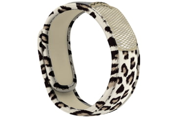 Image of Parakito Mosquito Repellent Wristband w/ 2 Refills Leopard, Ivory, One Size, LQTWB3G124