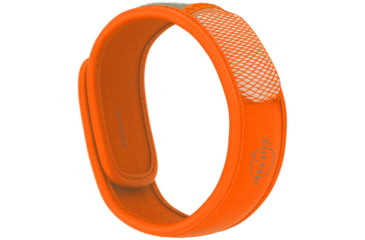 Image of Parakito Mosquito Repellent Wristband w/ 2 Refills Solid Color, Orange, One Size, IPWB20