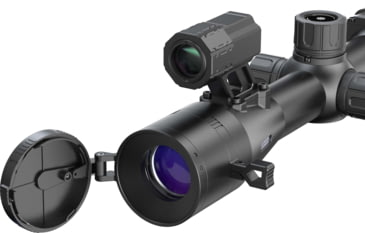 Image of PARD Optics DS35 Day and Night Vision Rifle Scope, Laser Rangefinder, 5.6x70mm, 850nm IR, 2560x1440 px, Multiple Reticles, Black, DS35-70RF-850