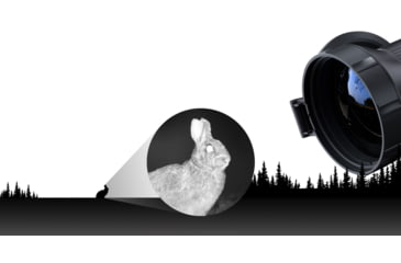 Image of PARD Optics Pantera 640 3.8x75mm 30mm Tube Thermal Imaging Rifle Scope, 50hz, 640x512, Black, PA6-75/LRF