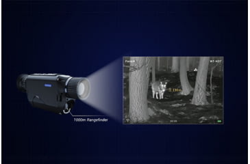 Image of PARD Optics TA32-LRF 3.7x35mm Themal Monocular, 50Hz, 384x288, Black, TA32-35-LRF