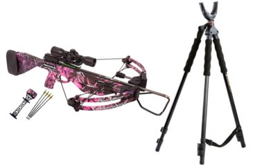 Image of Parker Ambusher Crossbow Pkg., Next Vista w/3X IR Scope, X310-IR W/ Vanguard Quest Tripod