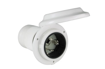 Image of ParkPower Contoured Round Power Inlet 50 Amp, 6344EL-BRV
