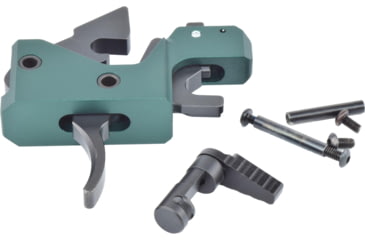 Image of Partisan Triggers Disruptor AR-15 FRT 3 Position Drop In Forced Reset Rifle Trigger, Curved, 3.75-4.1lb, Green, 2