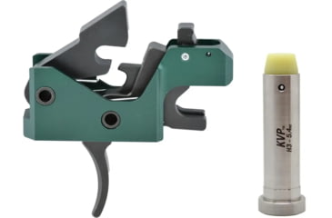Image of Partisan Triggers Disruptor AR-15 FRT Rifle Trigger, Green &amp; Kaw Valley Precision Heavy H3 Stainless Steel Buffer, 5.4 oz