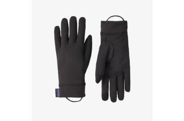 Image of Patagonia Patagonia Cap Medium Weight Liner Gloves, 34540-BLK-S
