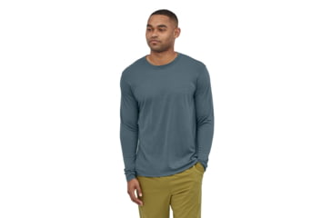 Image of Patagonia Patagonia Mens Long Sleeve Cap Cool Merino Shirt, 44550-FEBN-XL