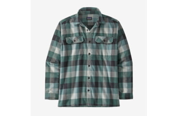 Image of Patagonia Patagonia Mens Long Sleeve Organic Cotton Midweight Fjord Flannel Shirt, 42400-FINL-S