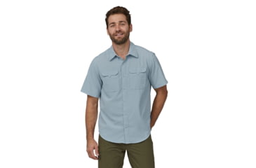 Image of Patagonia Patagonia Mens Short Sleeve Self Guided Hike Shirt, 41905-SLVG-L