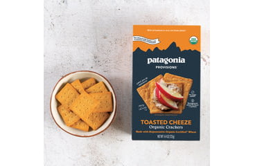 Image of Patagonia Provisions Organic Toasted Cheeze Crackers - 6 Boxes, 42520621351098
