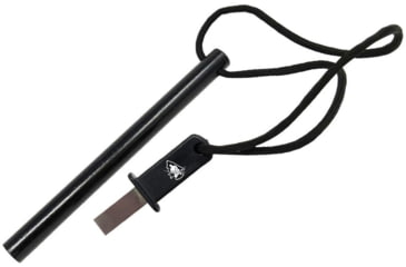 Image of Pathfinder HD6 Ferrocerium Rod w/Tungsten Striker, 1/2x6in, Black, HD6FERRO