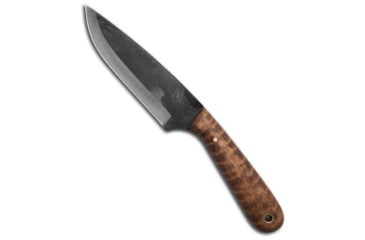 Image of Pathfinder Knife Shop Pathfinder Knives Survival Fixed Blade Knife W/Leather Sheath 4.75", Wood, 1095, adult, BHQ-217640