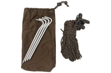 Image of Pathfinder Nylon Tarp, 7.8 x 7.8in, Earth Brown, EBT-PF