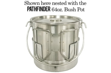 Image of Pathfinder Stainless Steel Pot and Pan Stove Stand, BPST-PF