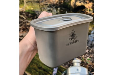 Image of Pathfinder Titanium Canteen Cooking Kit, Titanium Construction, TI CANTEEN COOKING KIT