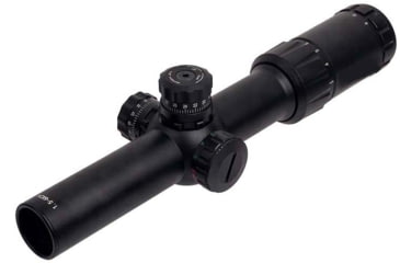 Image of Patriot Optics Argus Rifle Scope, 1.5-6x24mm, 30mm, Second Focal Plane, Etched Glass Black BDC Reticle, Matte Black, PO-S-1.5-6x24mmA