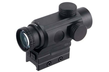 Image of Patriot Optics Astigmanator Prism Scope, 1x25mm, Fast Focus, Dual Circle With Dot Reticle, Black, PO-P-1x25mmA