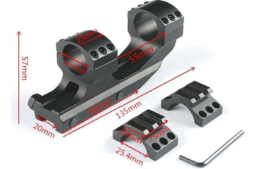Image of Patriot Optics Cantilever Scope Mount, 25.4mm, PO-CM-25.4mm