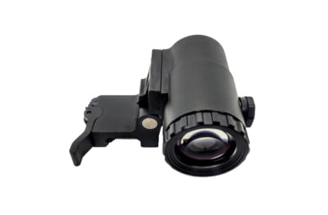 Image of Patriot Optics Collaborare 3X Magnifier W Flip To Side Mount, Matte Black, 3x, PO-M-3XC