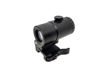 Image of Patriot Optics Collaborare 3X Magnifier W Flip To Side Mount, Matte Black, 3x, PO-M-3XC