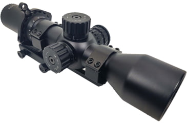 Image of Patriot Optics Patrol Rifle Scope, 3-12x42mm, 1.18in, First Focal Plane, Etched Glass Reticle, Matte Black, PO-S-3-12x42mmFFP