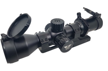 Image of Patriot Optics Patrol Rifle Scope, 3-12x42mm, 1.18in, First Focal Plane, Etched Glass Reticle, Matte Black, PO-S-3-12x42mmFFP